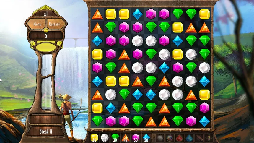 Скриншот 1 к игре Jewel Venture