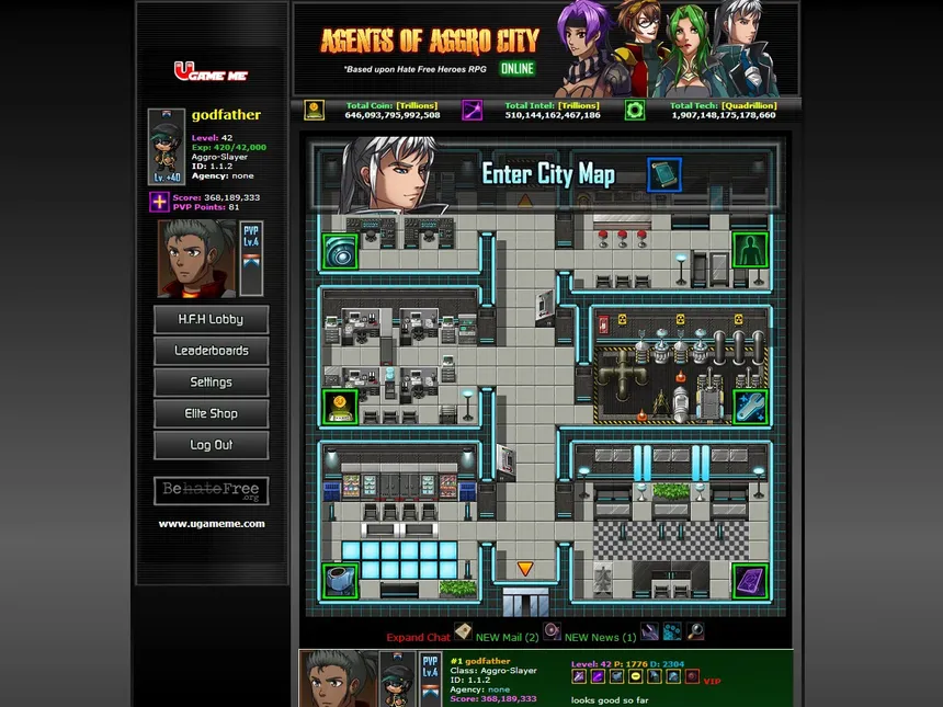 Скриншот 1 к игре Agents of Aggro City Online