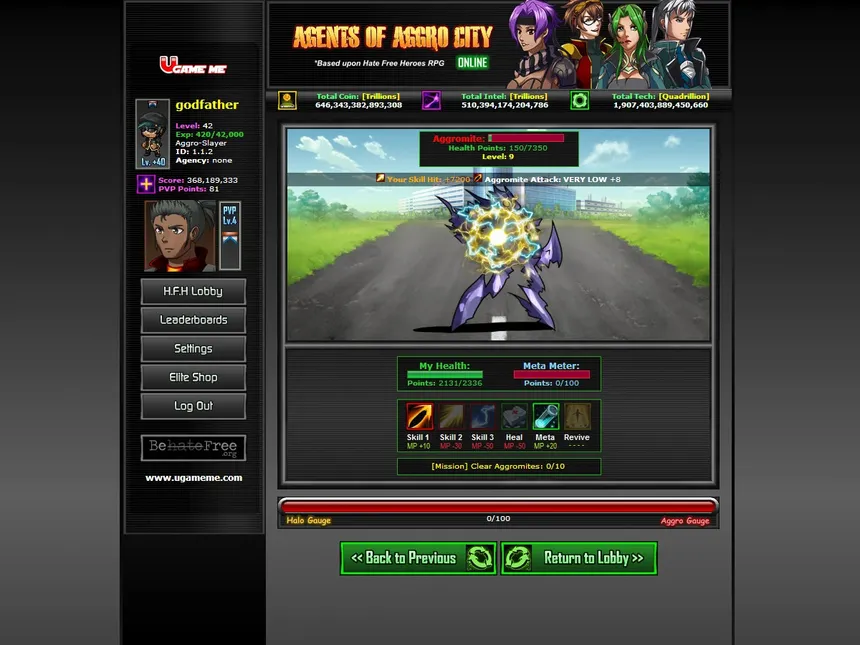 Скриншот 2 к игре Agents of Aggro City Online