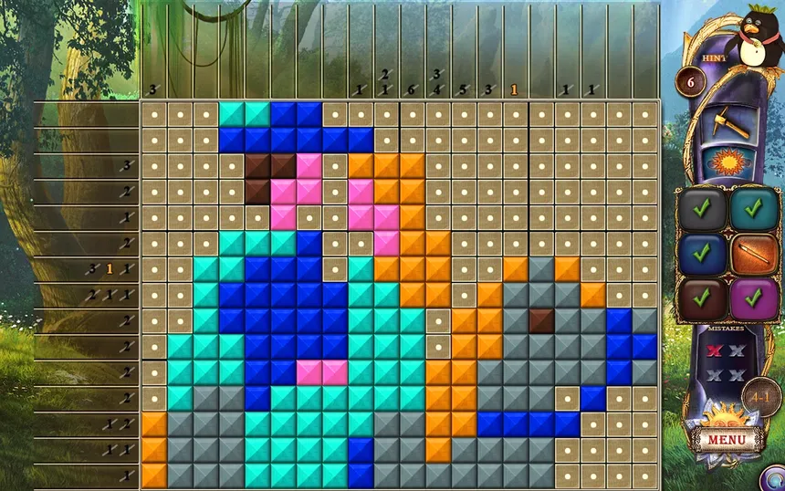 Скриншот 6 к игре Fantasy Mosaics 17: New Palette