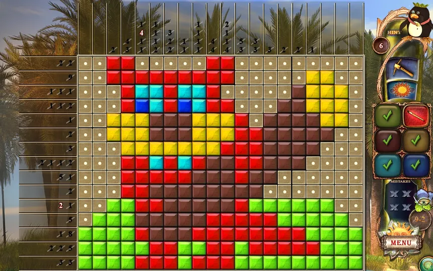 Скриншот 4 к игре Fantasy Mosaics 18: Explore New Colors