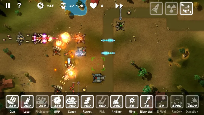 Скриншот 1 к игре M.A.C.E. Tower Defense