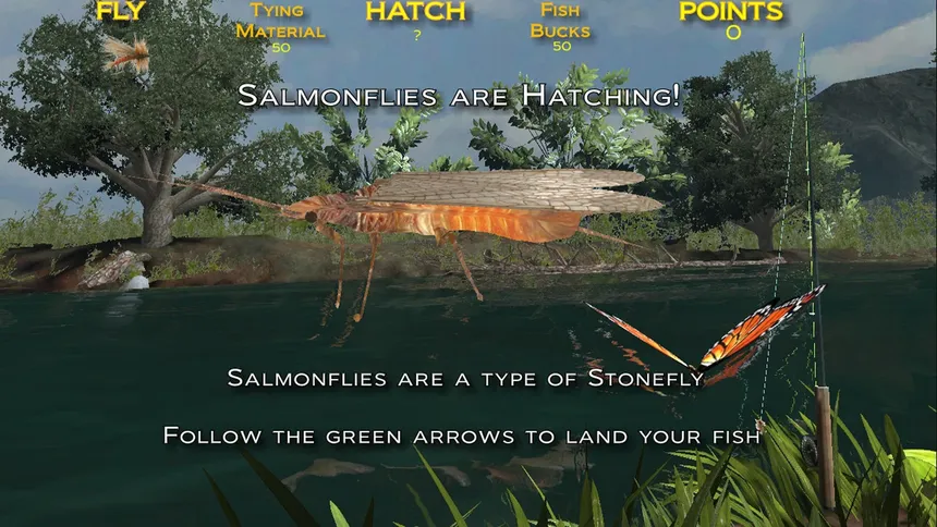 Скриншот 1 к игре Fishing on the Fly