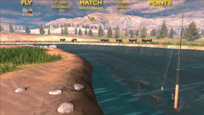 Скриншот 4 к игре Fishing on the Fly