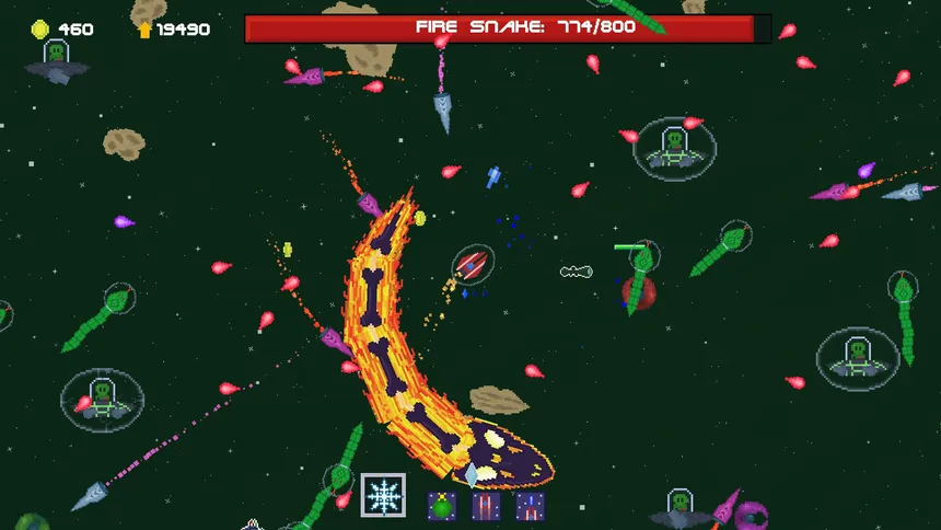 Скриншот 1 к игре Aliens&Asteroids
