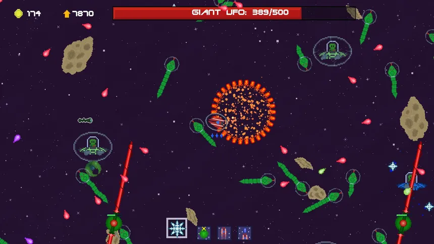 Скриншот 2 к игре Aliens&Asteroids