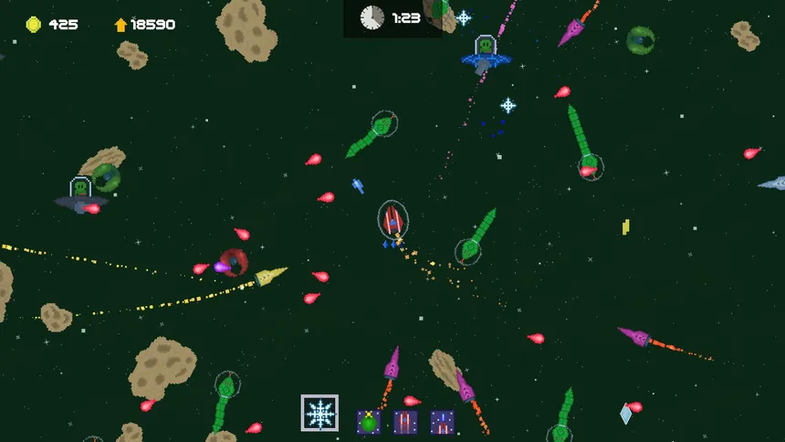 Скриншот 4 к игре Aliens&Asteroids