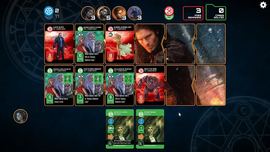 Скриншот 1 к игре Dresden Files Cooperative Card Game