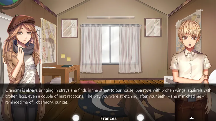 Скриншот 1 к игре On Earth As It Is In Heaven - A Kinetic Novel