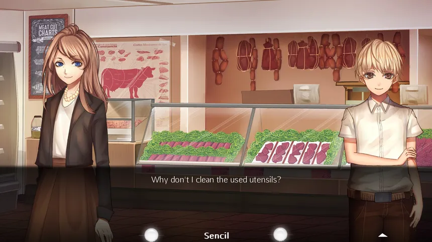 Скриншот 4 к игре On Earth As It Is In Heaven - A Kinetic Novel