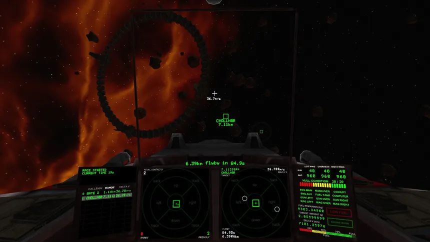 Скриншот 2 к игре Thrust & Shoot : Flight School