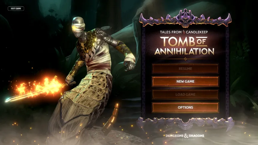 Скриншот 1 к игре Tales from Candlekeep: Tomb of Annihilation