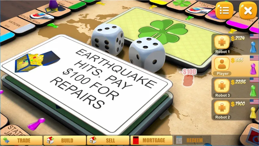 Скриншот 6 к игре Rento Fortune: Online Dice Board Game (大富翁)