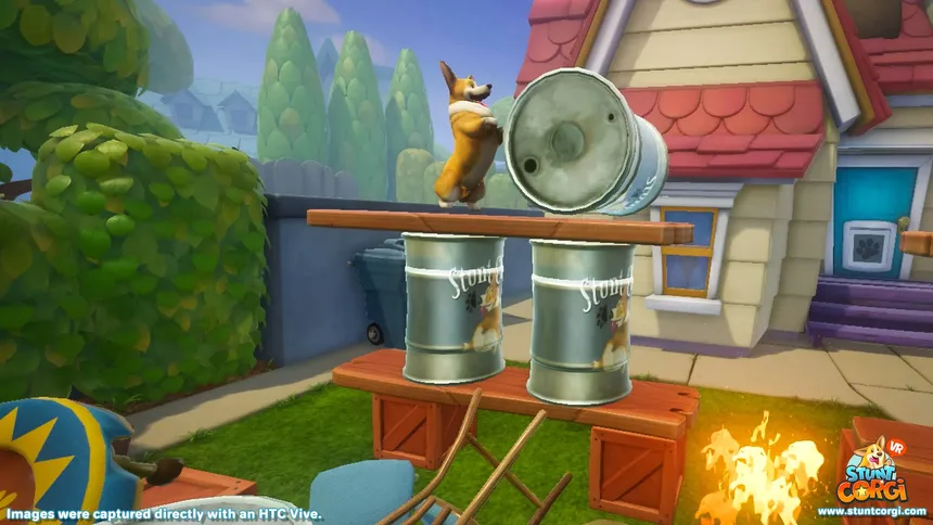 Скриншот 4 к игре Stunt Corgi VR