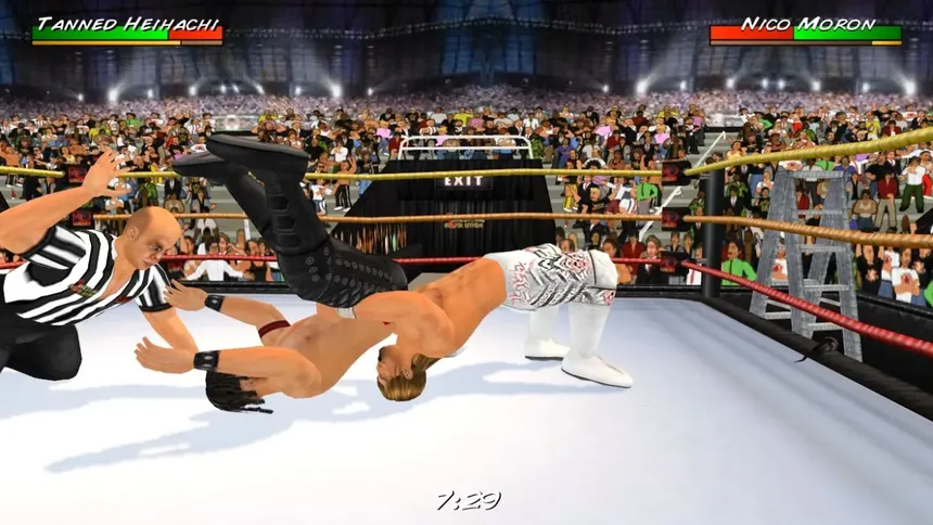 Скриншот 1 к игре Wrestling Revolution 3D