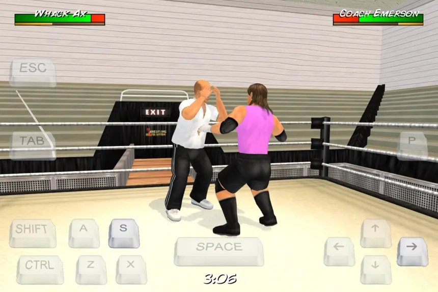 Скриншот 3 к игре Wrestling Revolution 3D