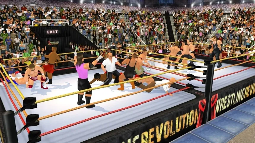 Скриншот 4 к игре Wrestling Revolution 3D