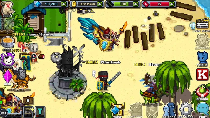 Скриншот 1 к игре Bit Heroes Quest
