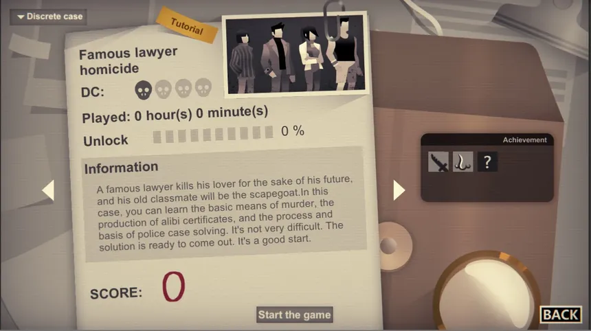 Скриншот 7 к игре 凶手不是我 Perfect Crime