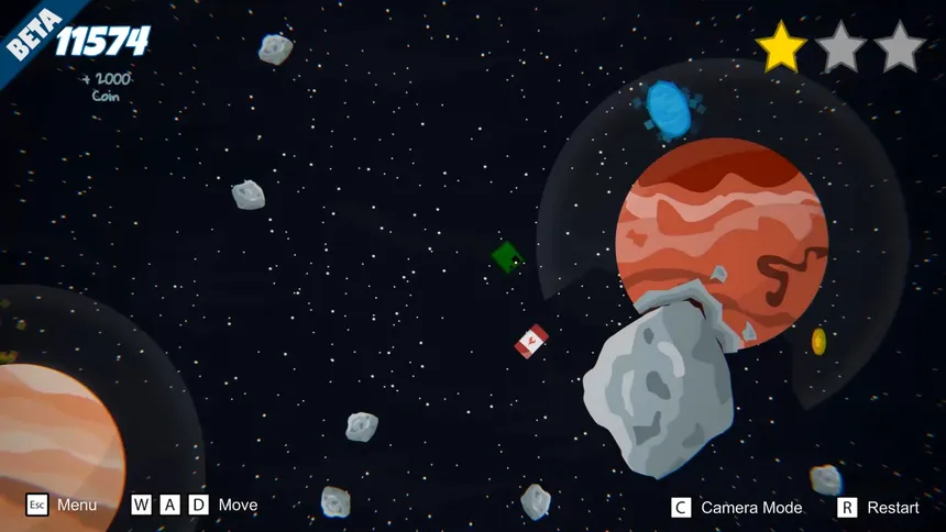 Скриншот 2 к игре SLI-FI: 2D Planet Platformer