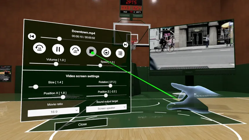 Скриншот 5 к игре VR SHOOT AROUND - Realistic basketball simulator -