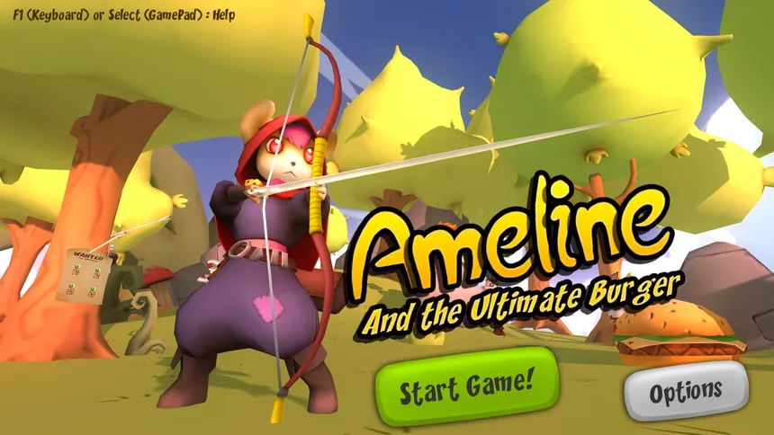 Скриншот 1 к игре Ameline and the Ultimate Burger
