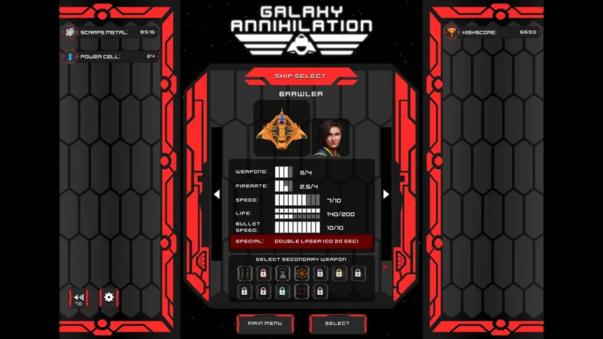Скриншот 2 к игре Galaxy Annihilation