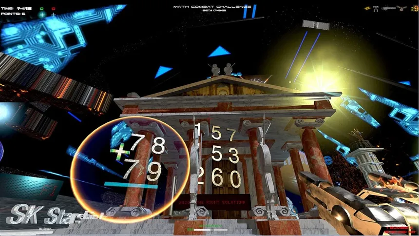 Скриншот 1 к игре Math Combat Challenge