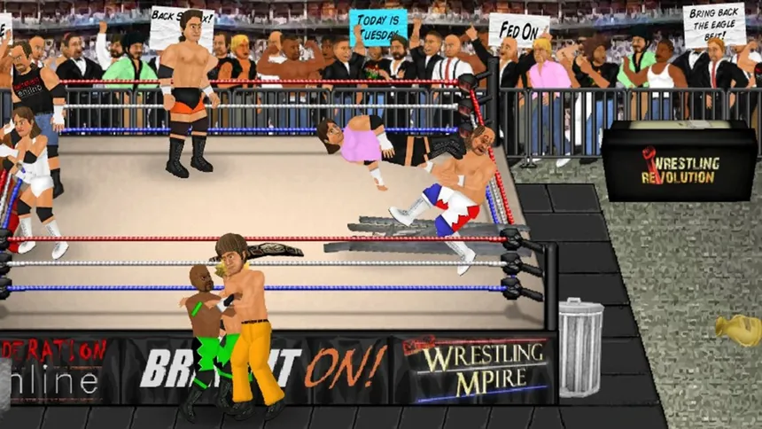 Скриншот 1 к игре Wrestling Revolution 2D