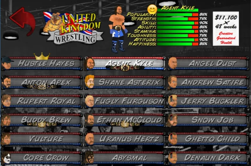 Скриншот 8 к игре Wrestling Revolution 2D