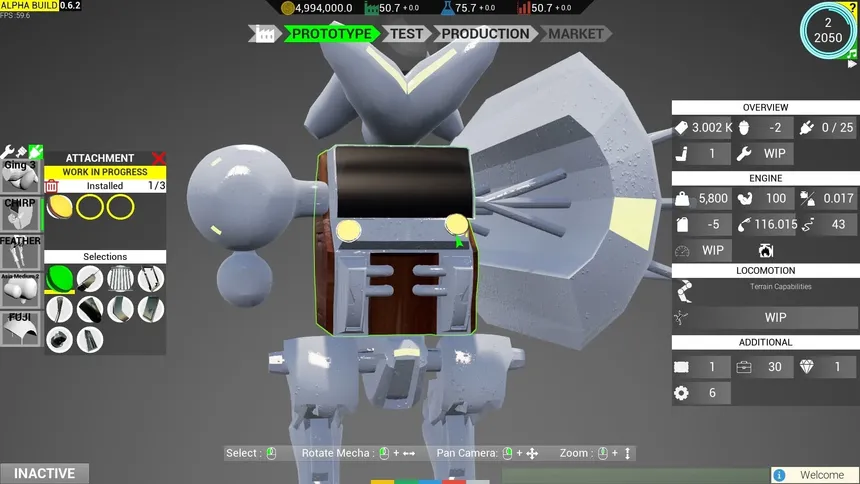 Скриншот 1 к игре Mechsprofit: Mech Tycoon Simulator