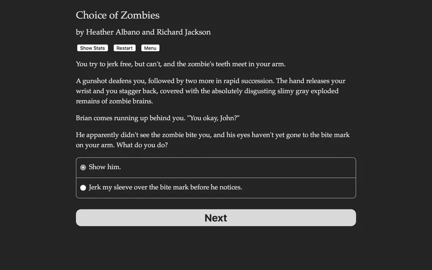 Скриншот 2 к игре Choice of Zombies