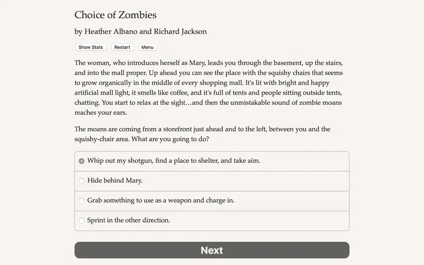 Скриншот 5 к игре Choice of Zombies
