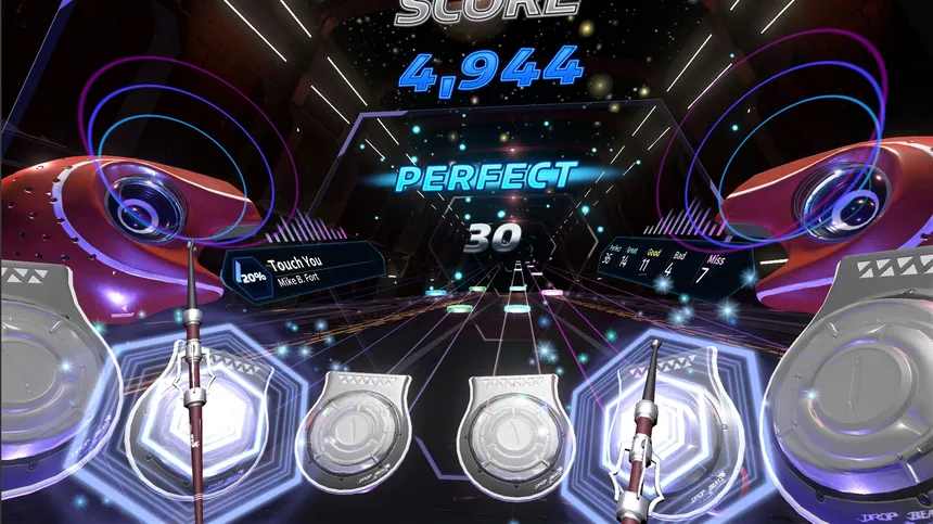 Скриншот 1 к игре Into the Rhythm VR