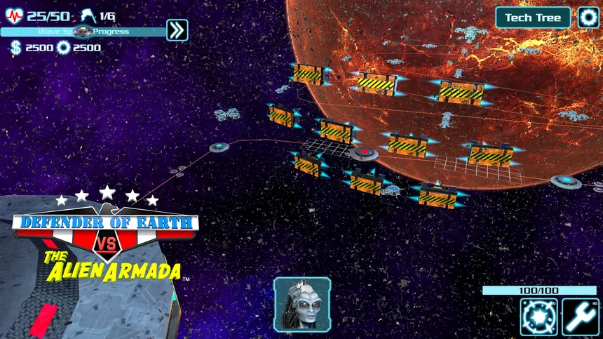 Скриншот 7 к игре DEFENDER OF EARTH VS THE ALIEN ARMADA