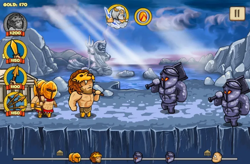 Скриншот 1 к игре Heroes of Myths - Warriors of Gods