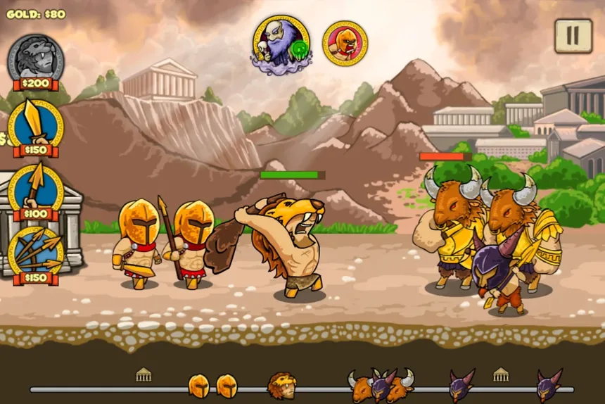 Скриншот 4 к игре Heroes of Myths - Warriors of Gods
