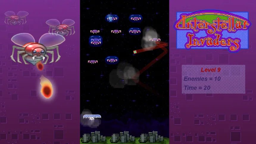 Скриншот 1 к игре Interstellar Invaders