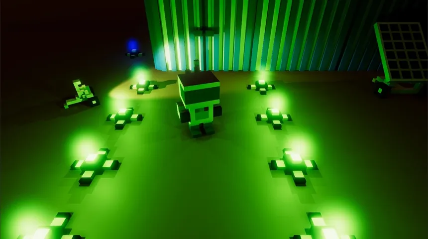 Скриншот 3 к игре Voxelaxy [Remastered]