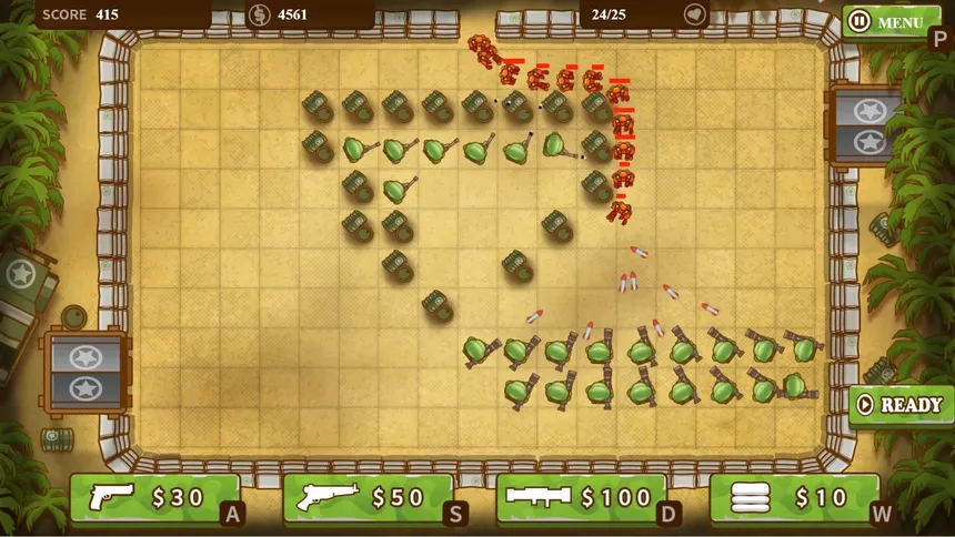 Скриншот 1 к игре A Mazeing Tower Defense