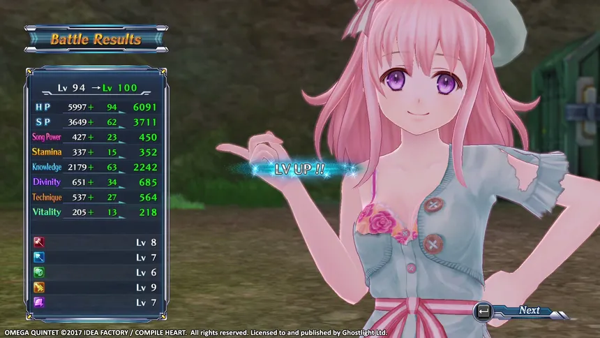 Скриншот 4 к игре Omega Quintet