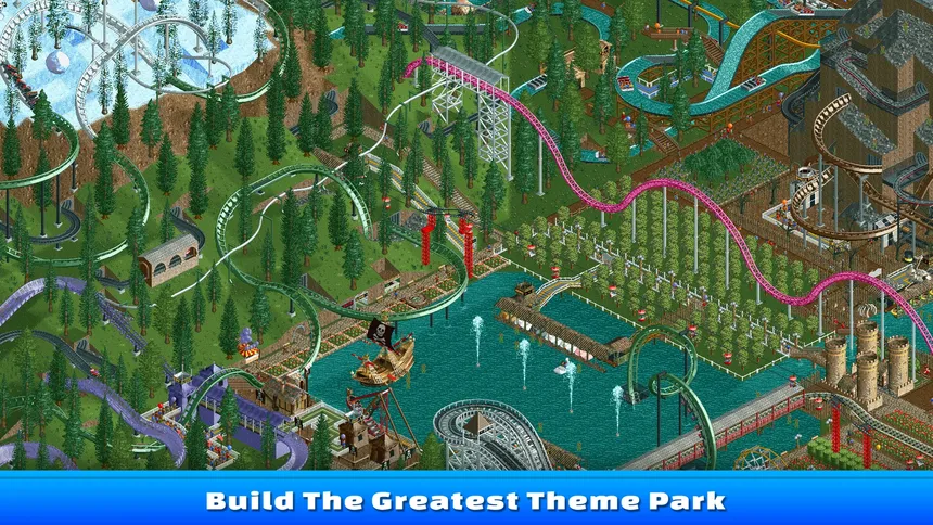 Скриншот 1 к игре RollerCoaster Tycoon Classic