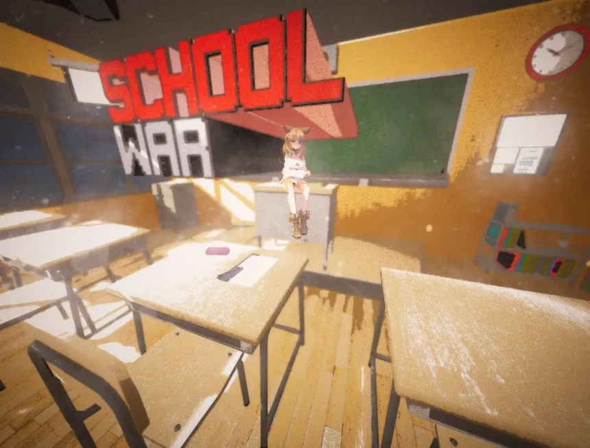 Скриншот 2 к игре SchoolWar - VR AnimeGirl