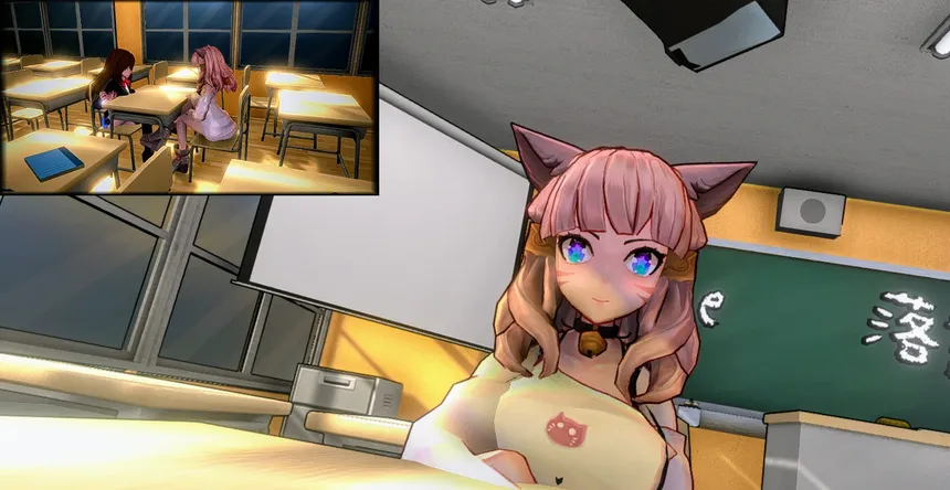 Скриншот 6 к игре SchoolWar - VR AnimeGirl
