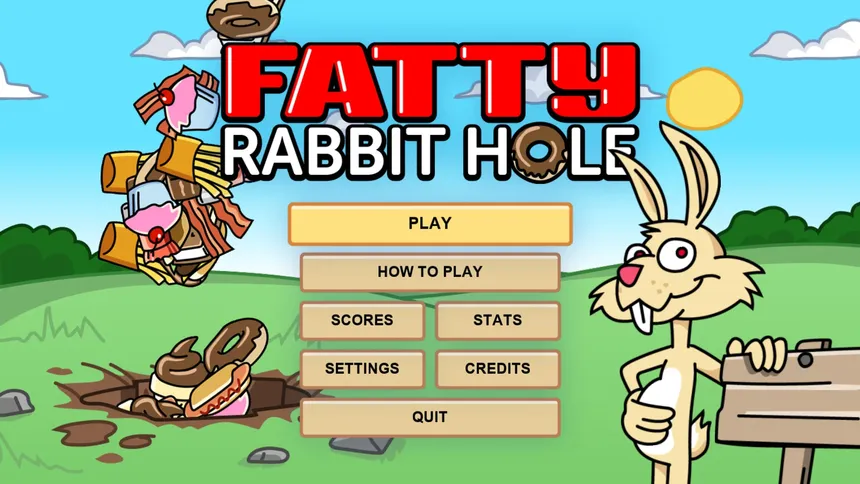 Скриншот 1 к игре Fatty Rabbit Hole