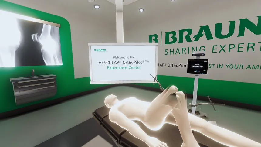 Скриншот 1 к игре AESCULAP OrthoPilotElite VR Palpation