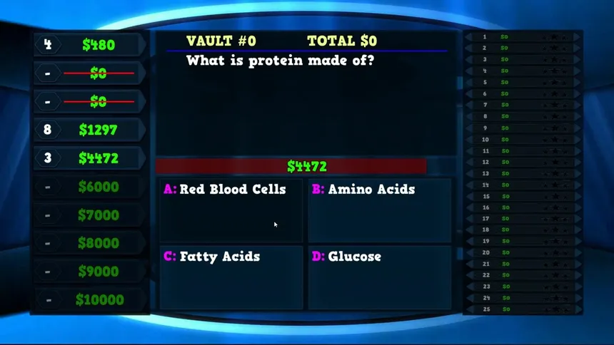 Скриншот 1 к игре Trivia Vault: Science & History Trivia