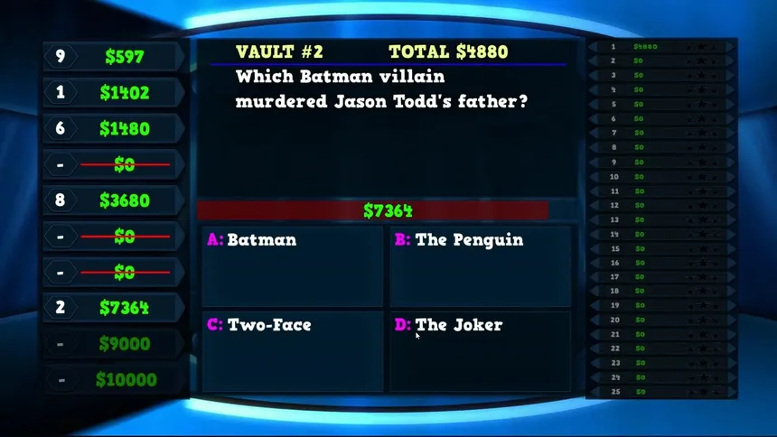 Скриншот 4 к игре Trivia Vault: Super Heroes Trivia