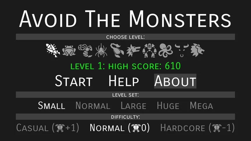 Скриншот 6 к игре Avoid The Monsters