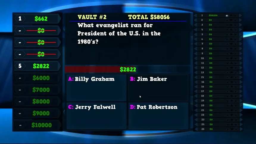 Скриншот 1 к игре Trivia Vault: 1980's Trivia